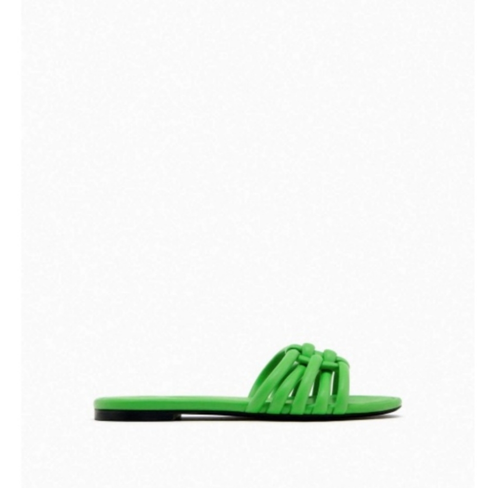 ZARA LIMITED EDITION FLAT MULTI-STRAP SANDALS - Picture 3 of 5